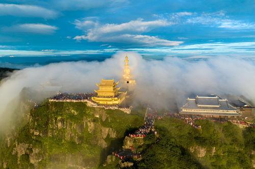 峨眉山风景视频,自然奇观与佛教圣地的完美融合
